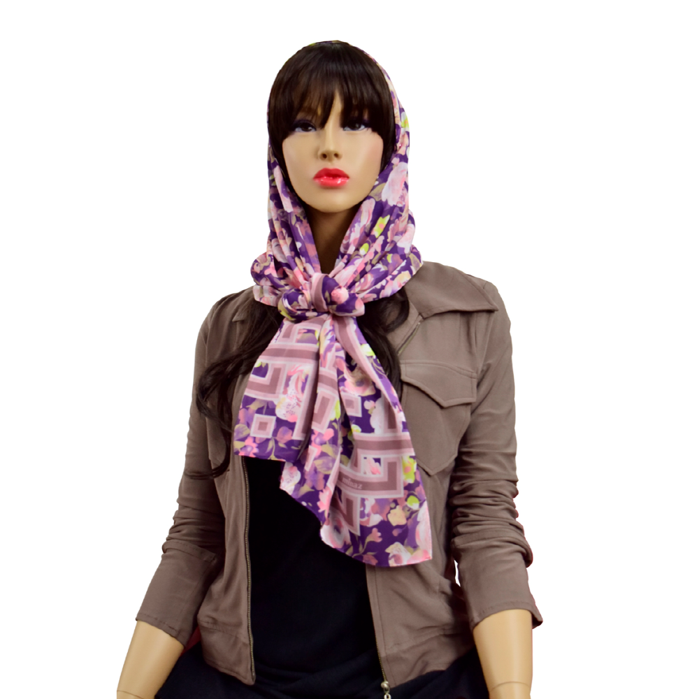 Hijab-Vintage flower