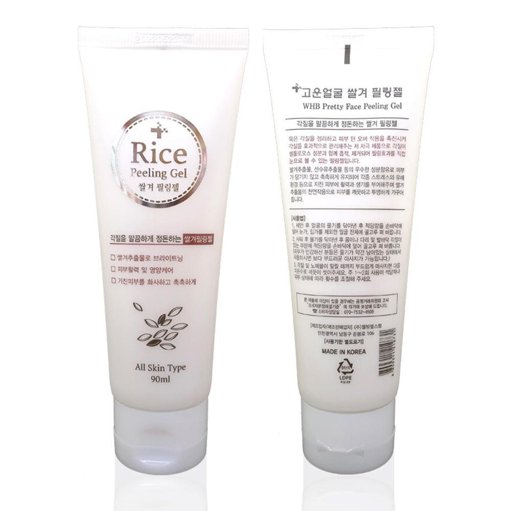 Rice bran peeling gel
