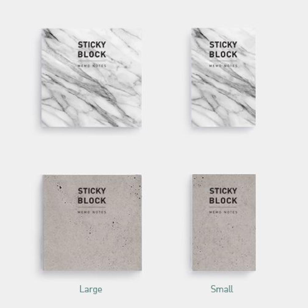 Sticky Block - Marble