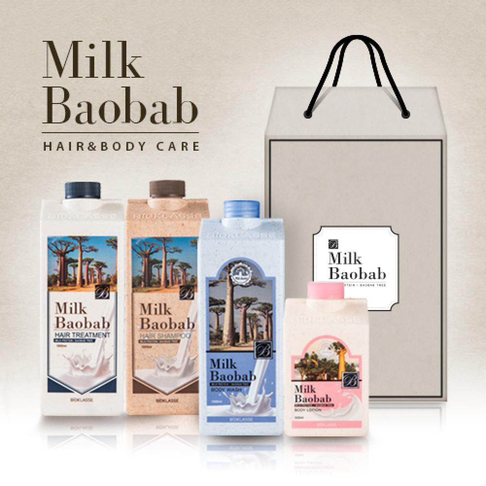 Bioklasse Milk Baobab Hair&Body care 4set