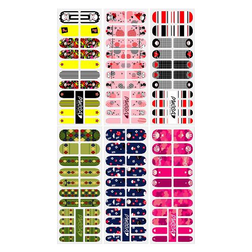 Mango10 Adhesive Nail Polish by PUCCA Stickers Art Design