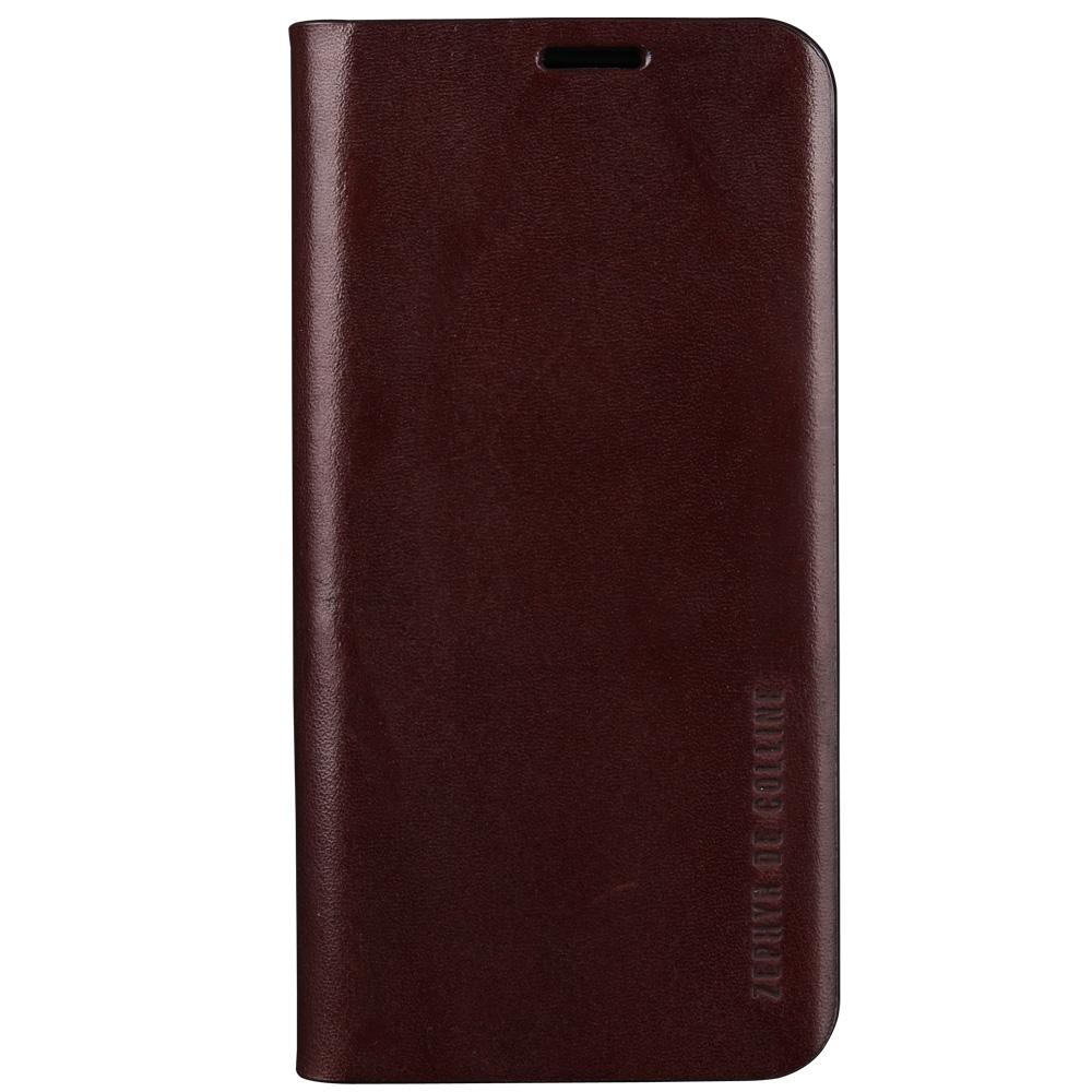 Luxurious Italy's finest leather Phone Protection Line Fit Vegetable Leather Flip Cellphone Case