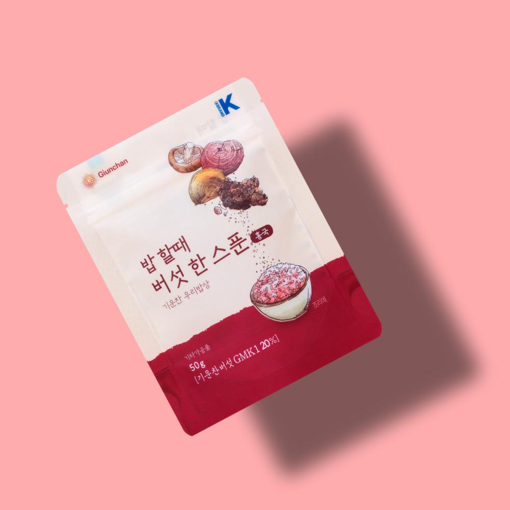 Giunchan mycelium powder for red rice cooking