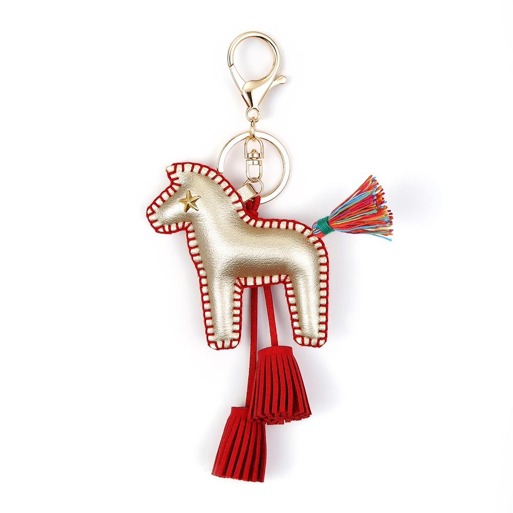 Multi Color Handmade Cat keychain