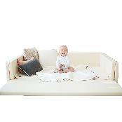 [GGUMBI] World Star Ivory Transforming Baby Bumper Bed 4in1 Convertible Playmat