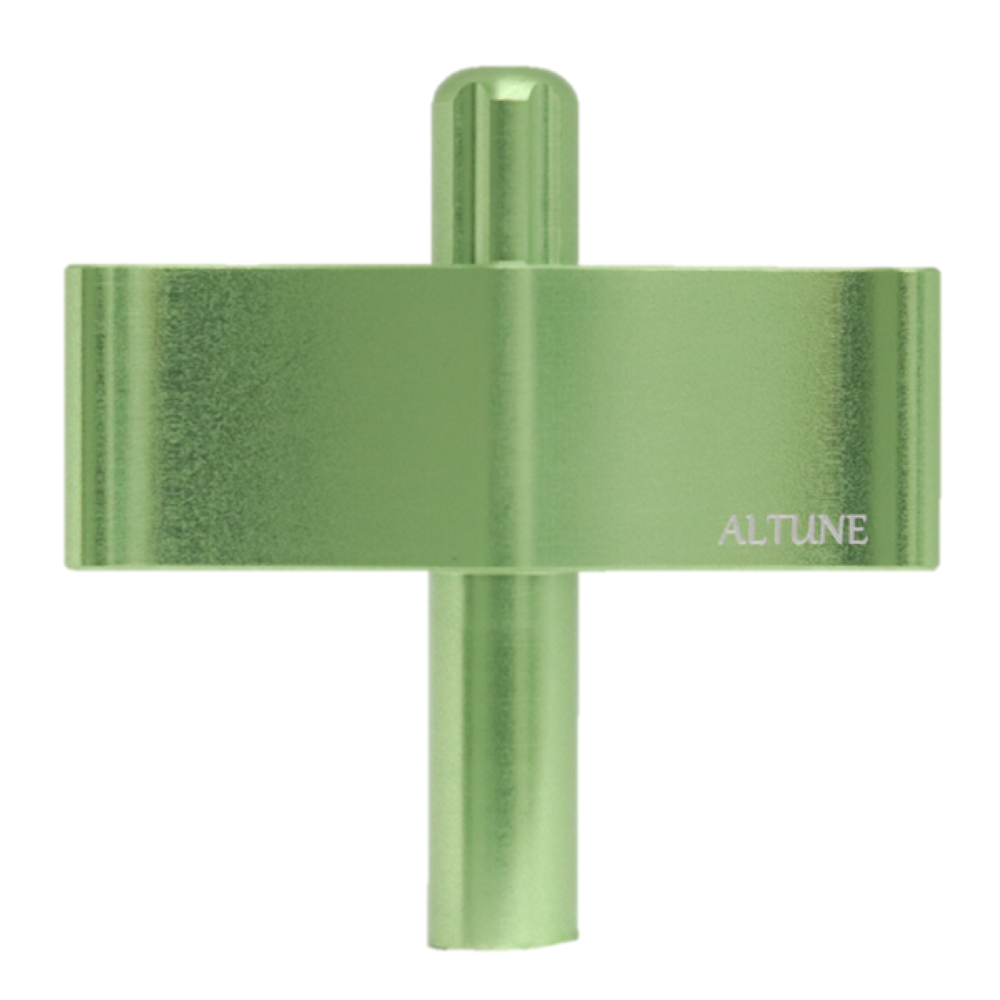 ALTUNE Solid Aluminum Drum Key (I TYPE, Green)