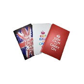 KEEP CALM AND CARRY ON Compact and stylish style  Memo pad