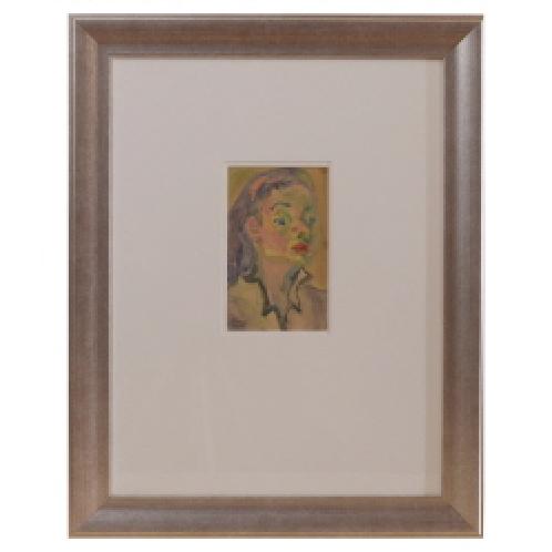Art Gallery Watercolor "Portrait of Woman" Korean Premier Artist DONG-SHIN BAE - 20200122 Korea