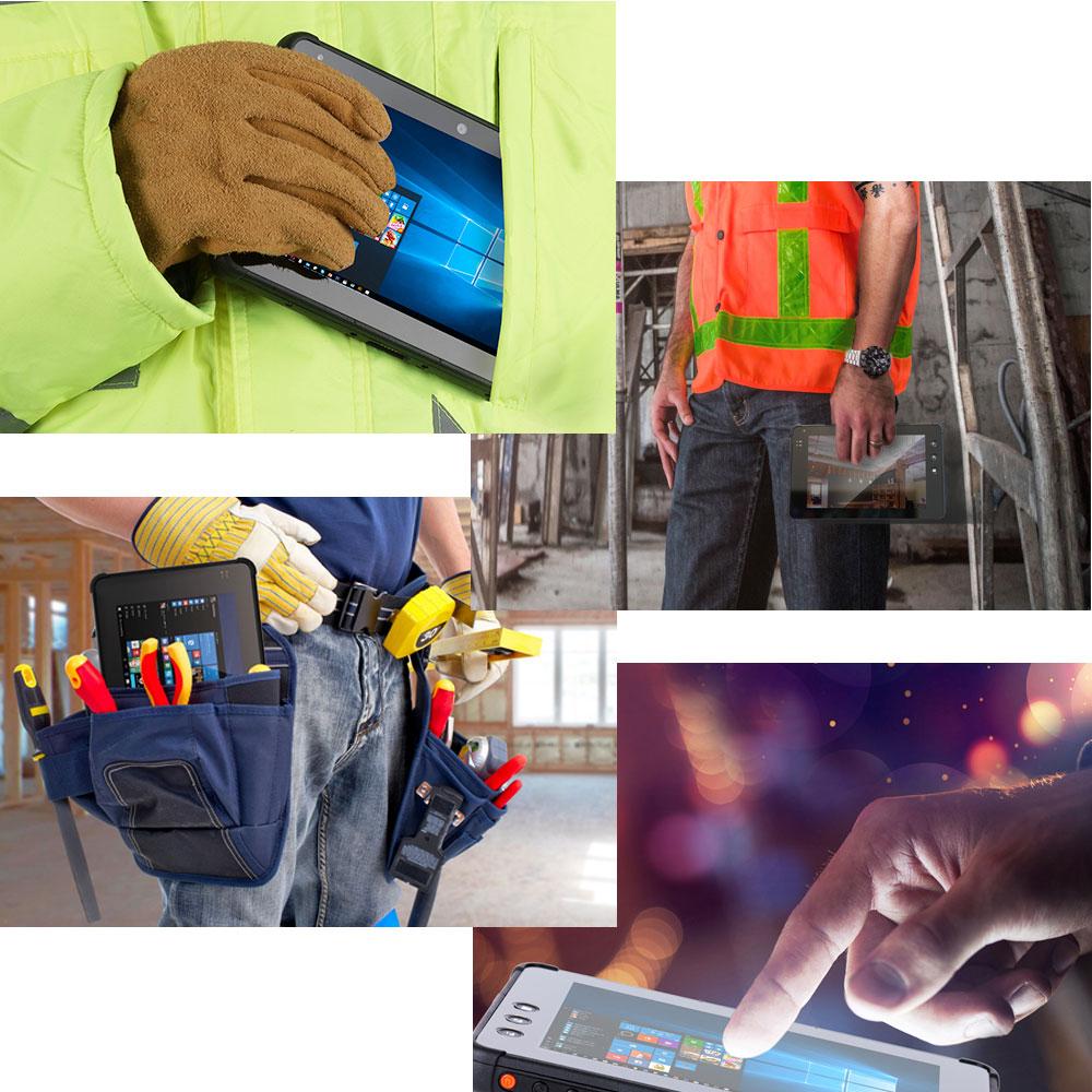professional pocketable handheld tablet Rugged  Window Tablet