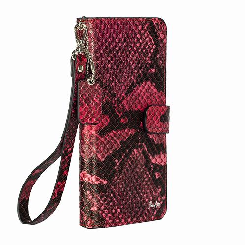 BonAtti Milano Anaconda Natural Leather Wallet mobile case | BonAtti, Milano, Anaconda, blue, Red wine, Black, Pink, Mobile, case, Wallet, leather, natural, colorful