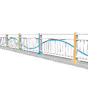 Aluminum bridge rail
