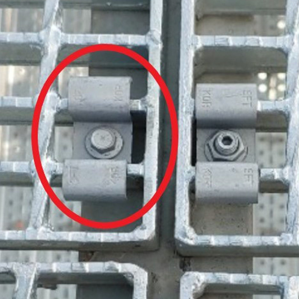 Grating clip (clamp) PSFG-25