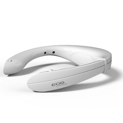 EOS Convenient Wearable Type Portable Air Purifier Hepa Filter White & White