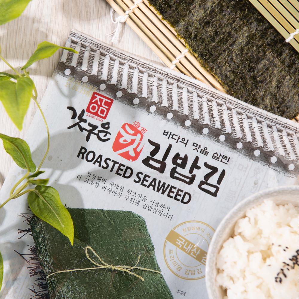 JEONGDAM Roasted Seaweed 10sheets (22g)