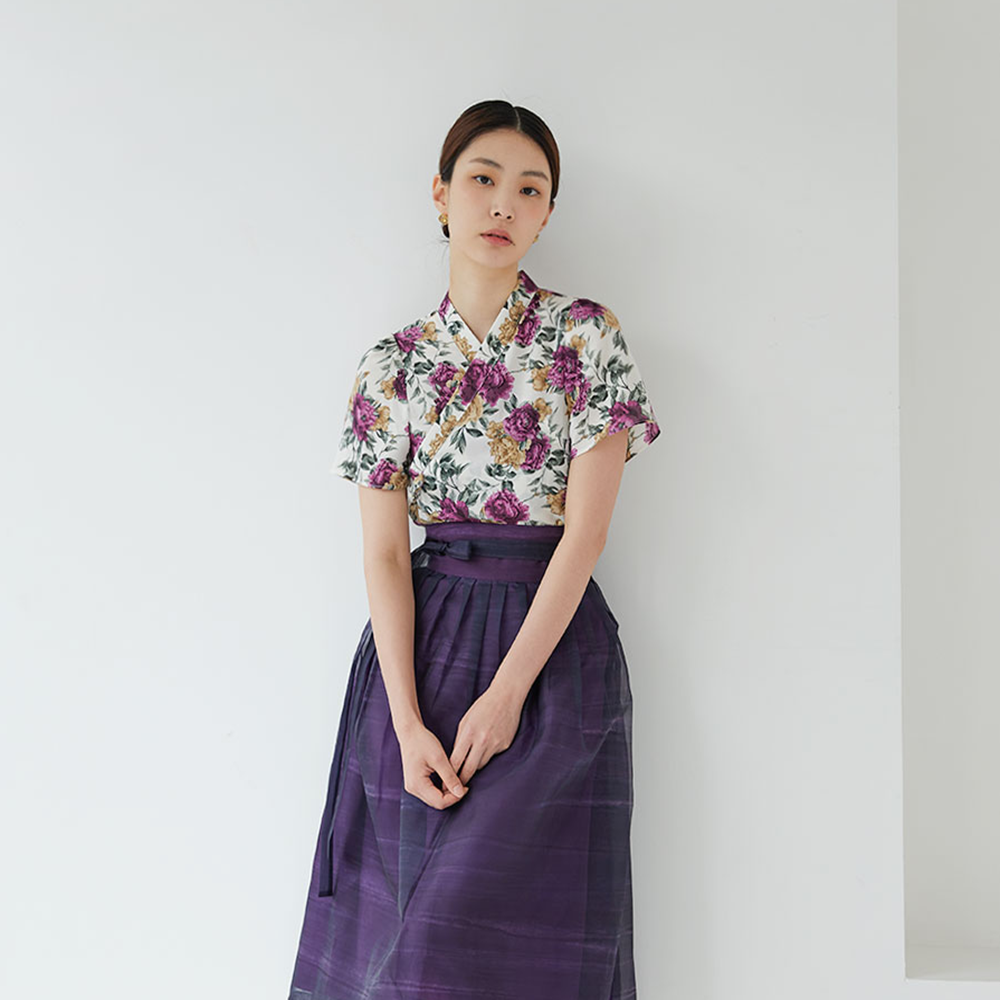 Korean traditional skirt (purple)