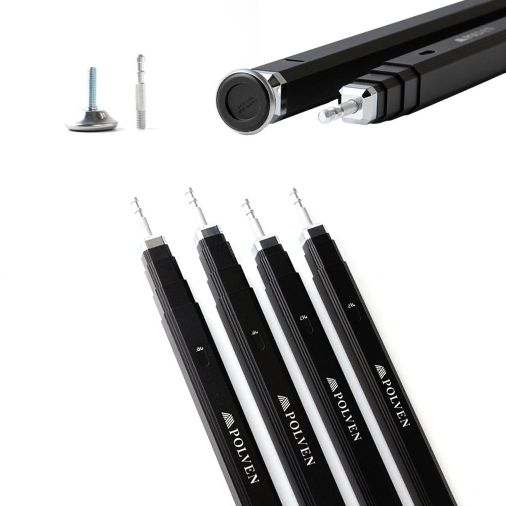 Polven adjustable slide tent tarp pole (2,100mm)