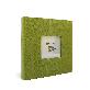 detail image3 Fabric Frame Cover Photo Album 1UP, 5x7 50 Pockets (Olive green)