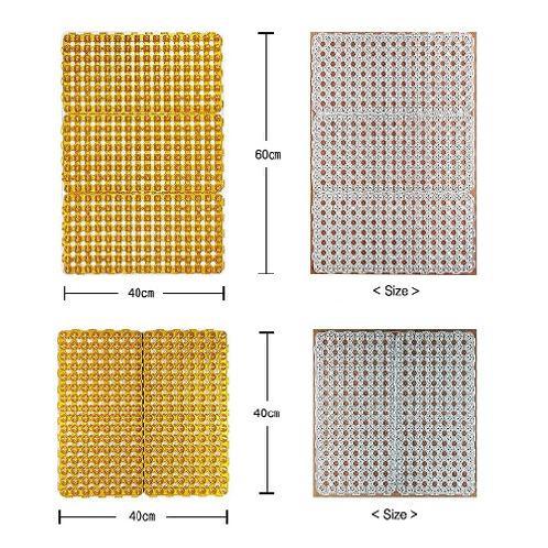 Eco Ventilation Breathable Shiatsu Cushion Car Seat Cushion with Back of a Chair (1ea)