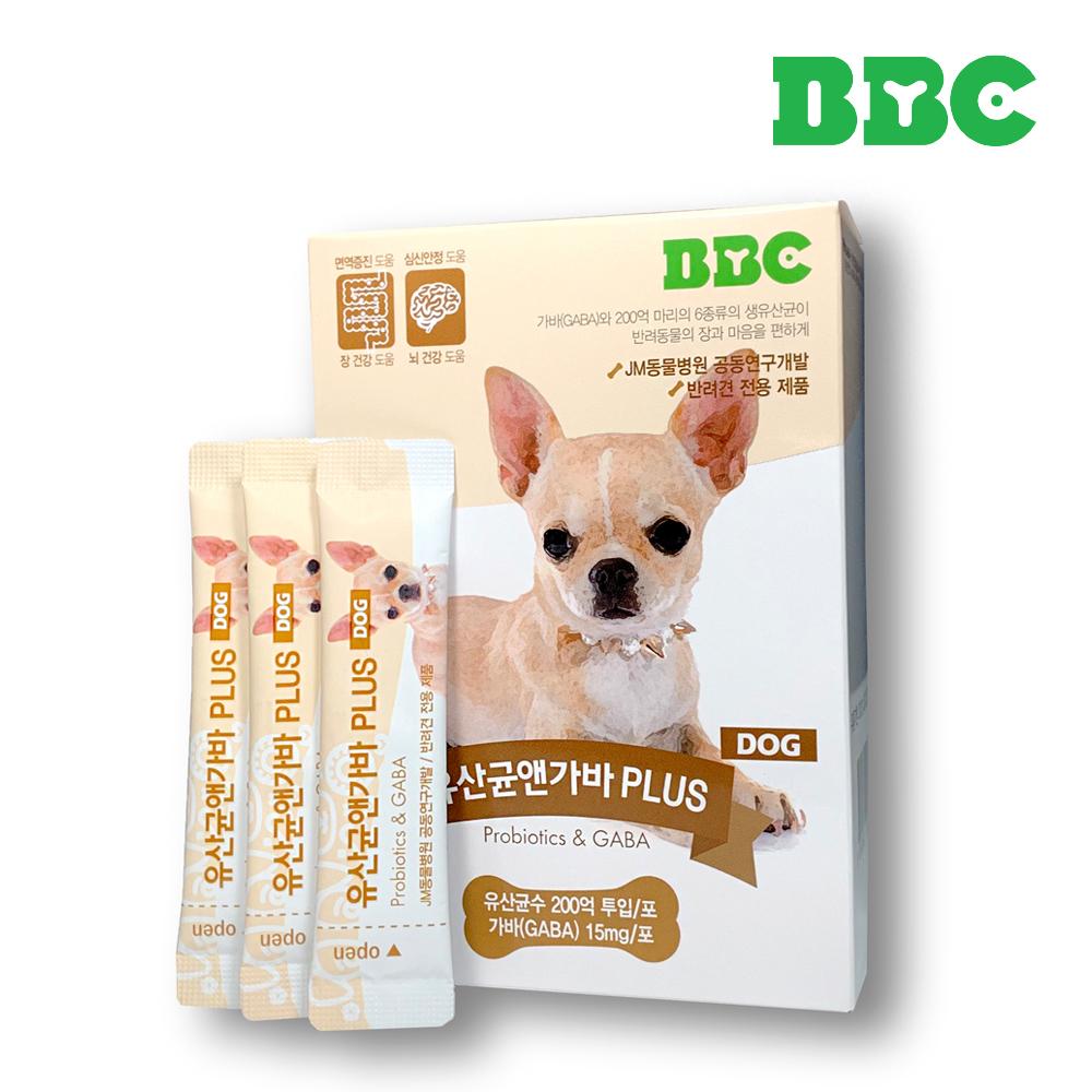 BBC Probiotics & Gaba (Dog) Probiotic Support Dietary Supplement for Dogs 2gx30