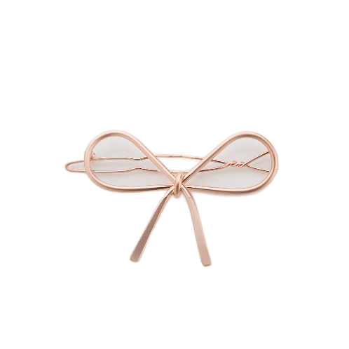 Jinccecil ribbon hairpin - pinkgold