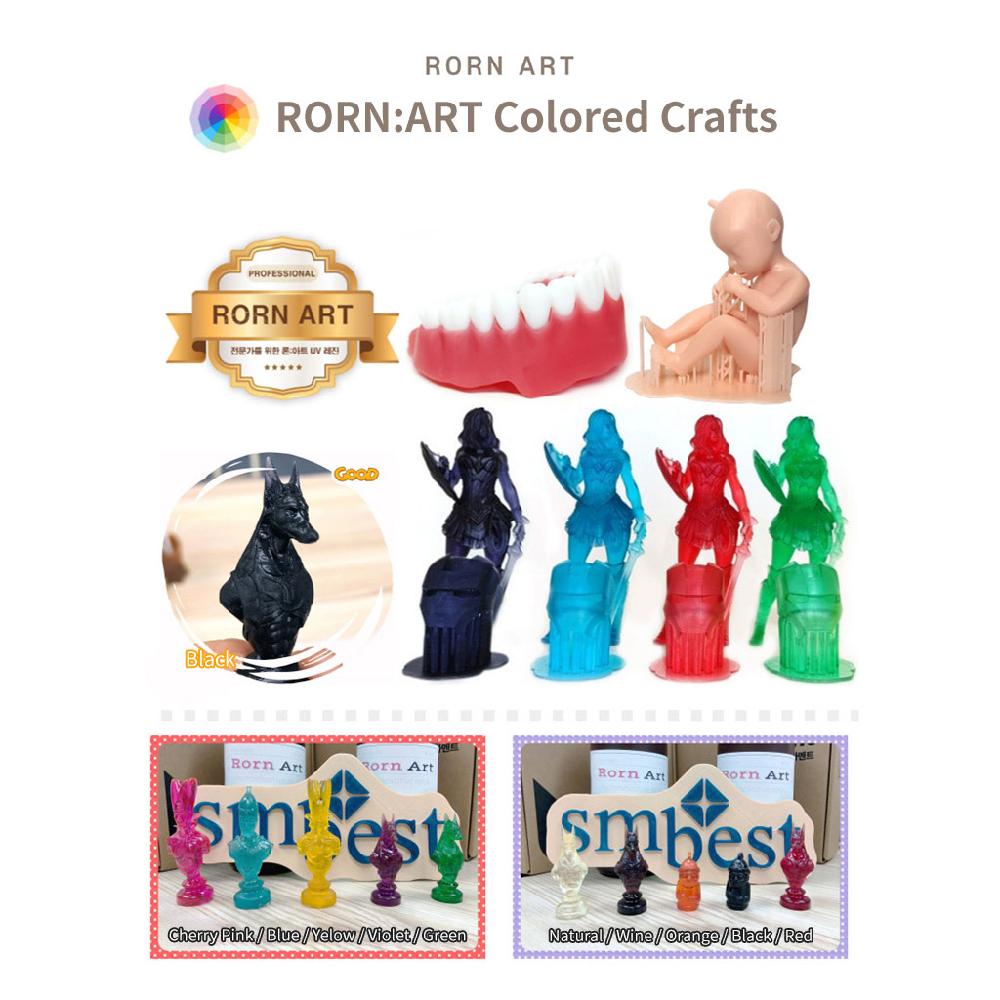 Non-toxic Rorn Art Professional No Odor UV Resin for 3D Printer (2 colors)