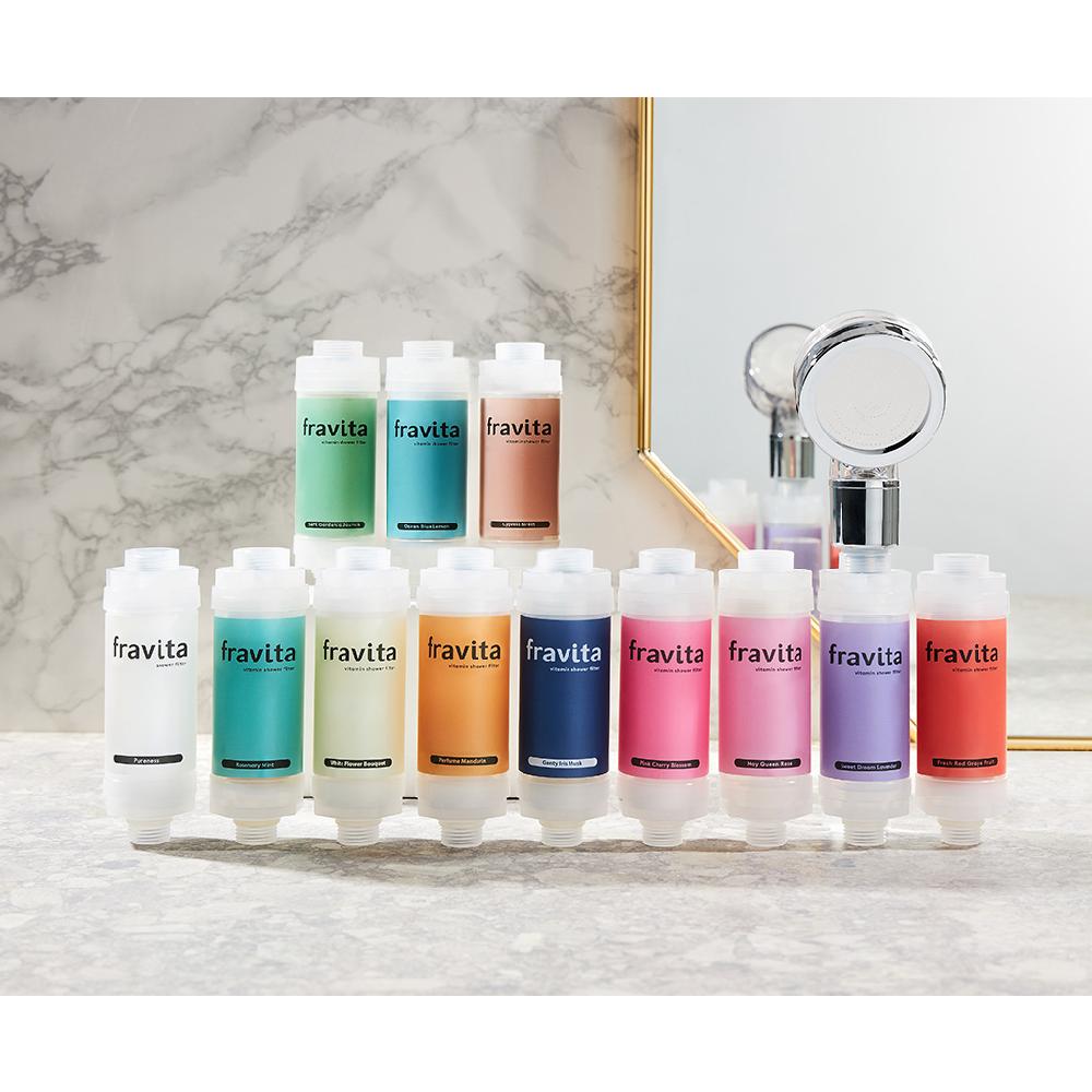 Fravita Vitamin Aroma Shower Filter #White Flower Bouquet