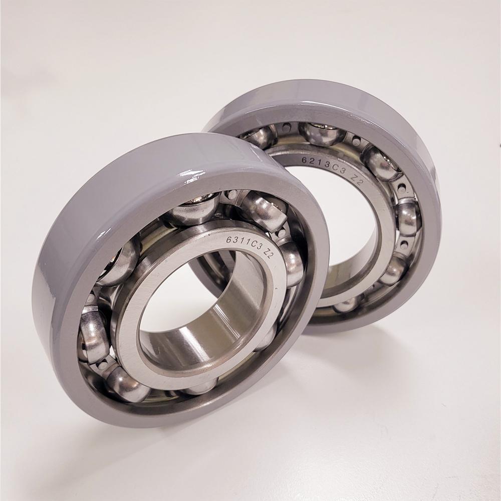 INSULATED DEEP GROOVE BALL BEARING RIVET STEEL CAGE