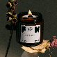 detail image1 Amber Jar Wooden Wick Soy Candle 105g (Small)