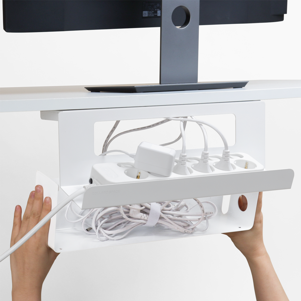 Cable Manager for Desk - Perfect Solution to Organize under the Desk