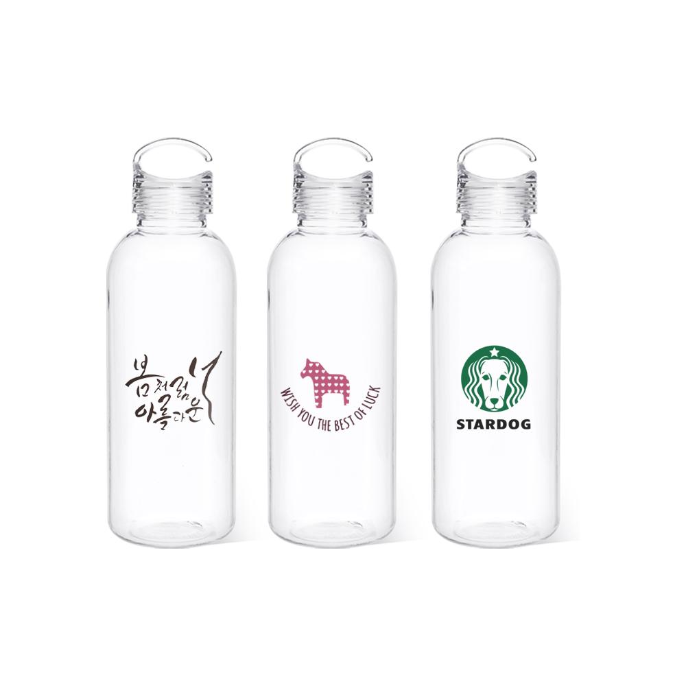 New Bio Ecozen Plastic Water Bottle with half handle lid OEM made in Korea - 500ml