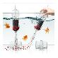 detail image1 iruzio aquarium cleaner 2in1 L set Aquarium Cleaner Fishbowl House Plum Plum Filter Pipe Set