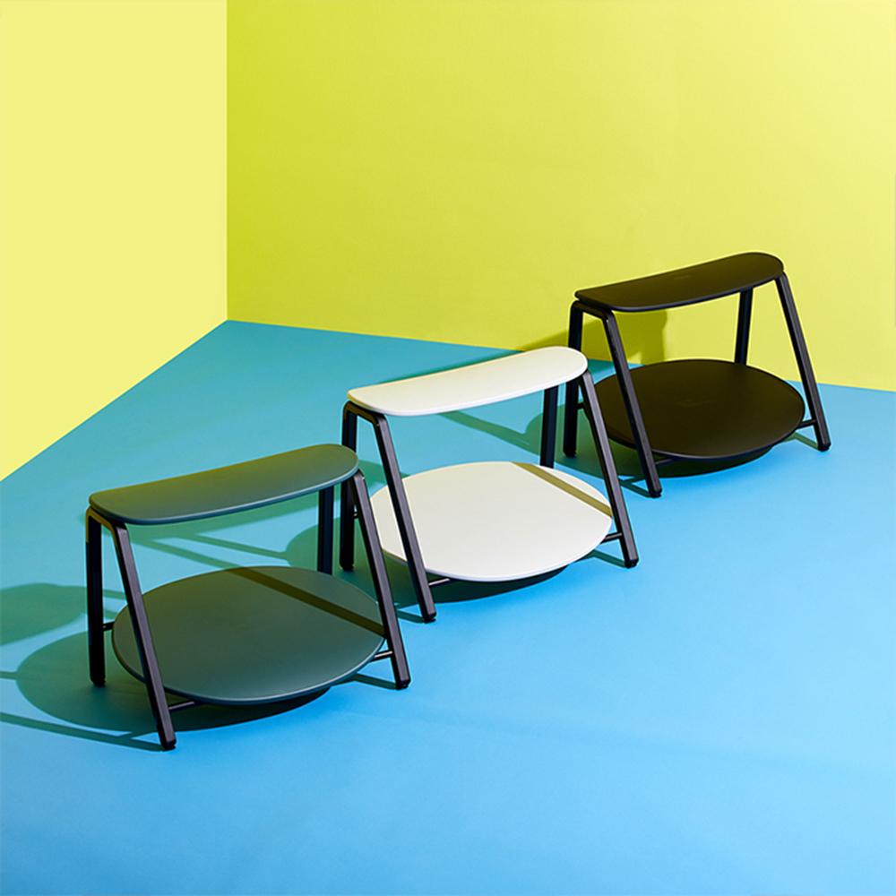 Footstool(Velvet Light Gray, Velvet Blue, Mesh Gray)