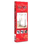 Shelf storage movable 1-stage hanger (luxury/black)