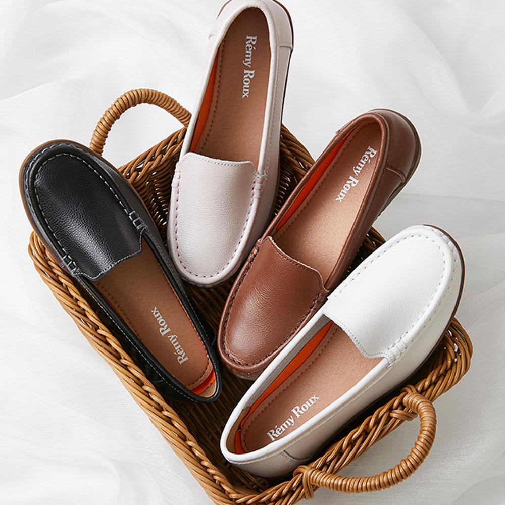 Cushioned Basic Daily Women Comfort Loafers / Black, 230