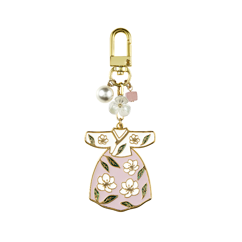 Kimsmi Hanbok Keychain Camelia Plum Blossom