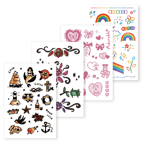 ggomi BEST SELLER Tattoo Sticker Water Type Summer Faux Fake Instant Color DIY OEM ODM Wholesale