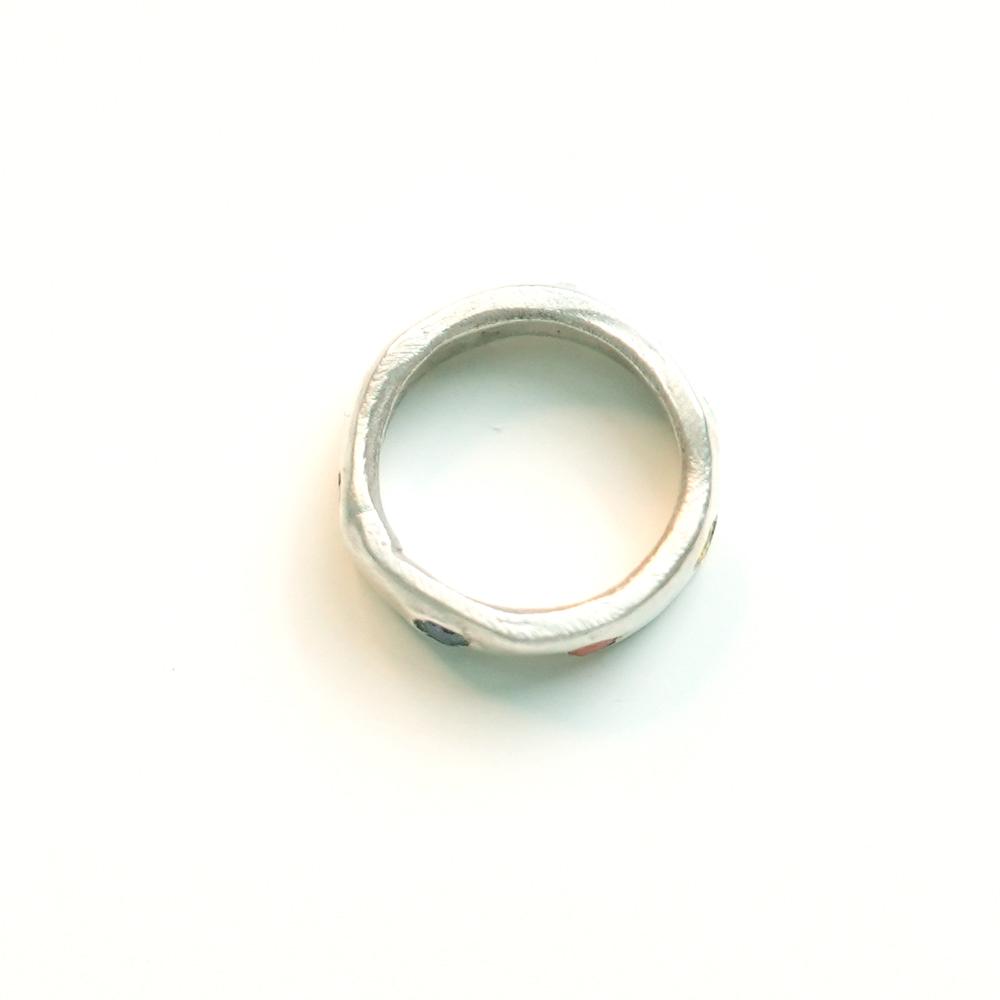 Art Clay Silver Cubic Ring