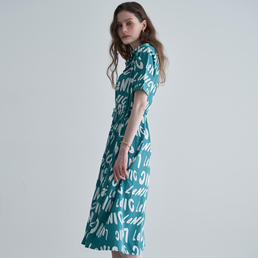 Logo Shirt Dress