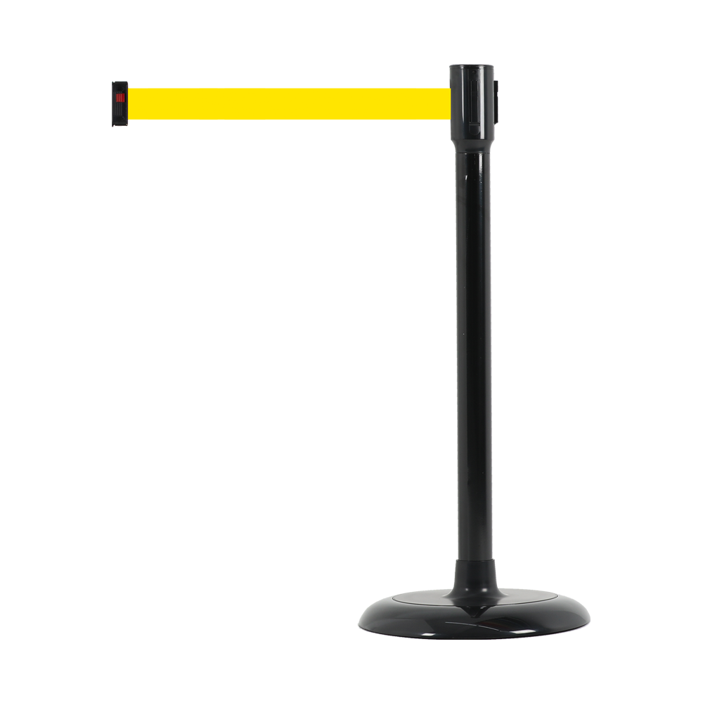 Slow Retractable Belt Stanchion (BS-BK)