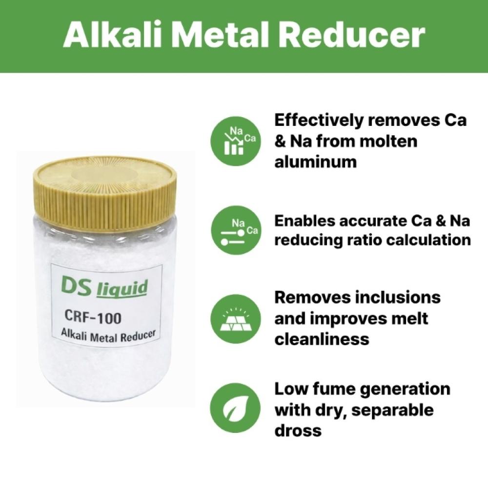 Alkali Metal Reducing Flux for Melting Recycled/Secondary Aluminum