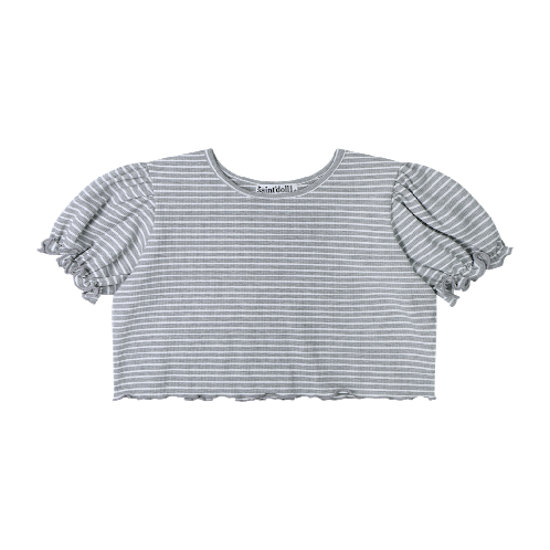 Saint Doll Striped Puff T-shirt
