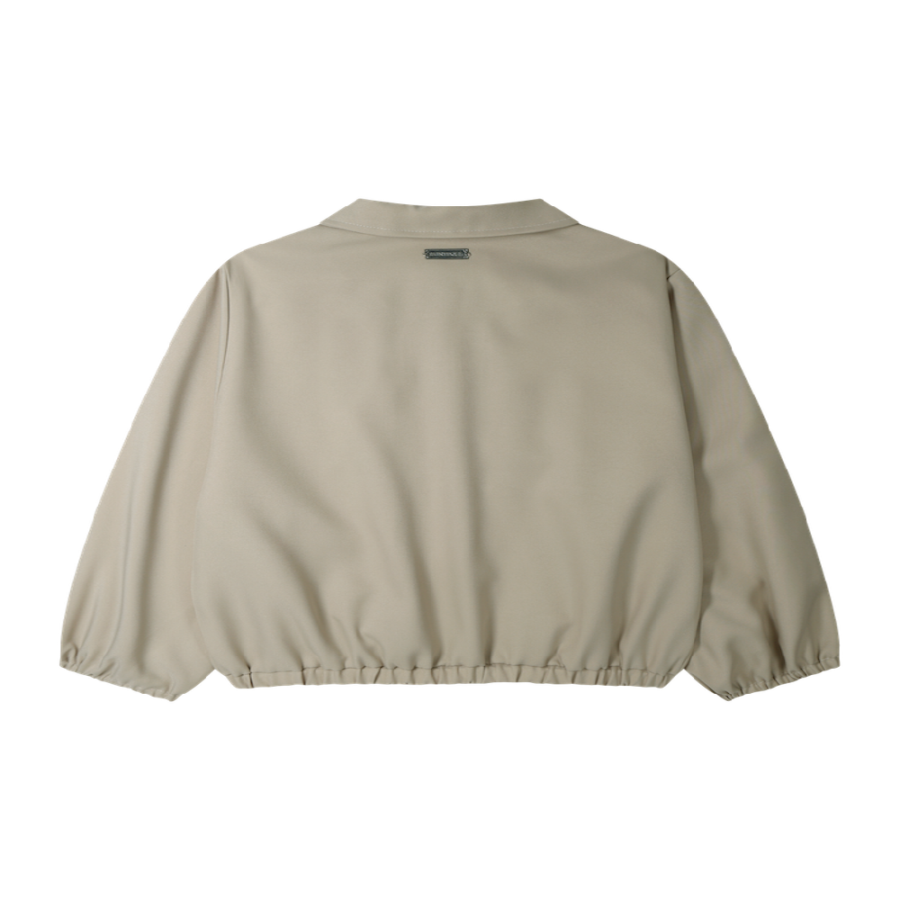 Saint Doll Children's Clothing Pintuck Blue Jacket